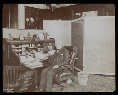 Chauncey Depew in His Office by Byron Company